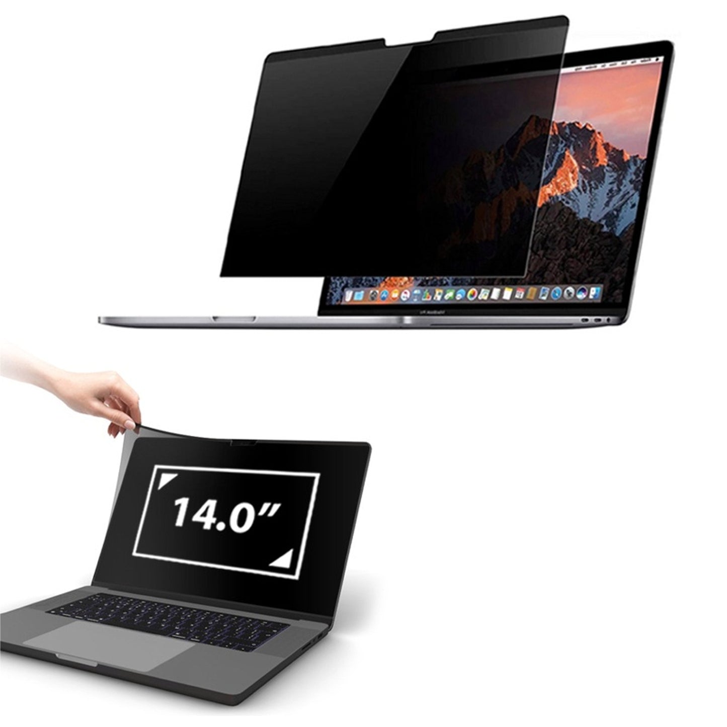 14 Inch Magnetic Laptop Privacy Screen Filter Protector Film-1 Anti-Glare Anti-UV