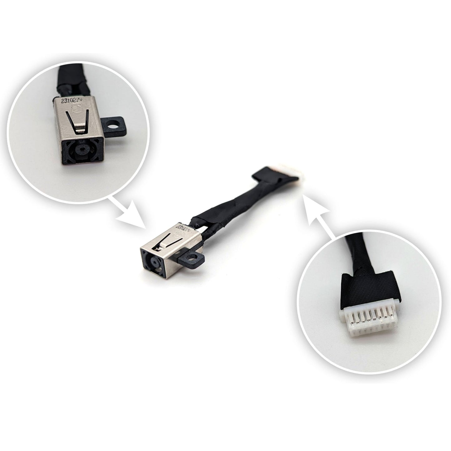 Compatible With Dell Latitude 3410 DC Jack Cable Charging Port Power Socket