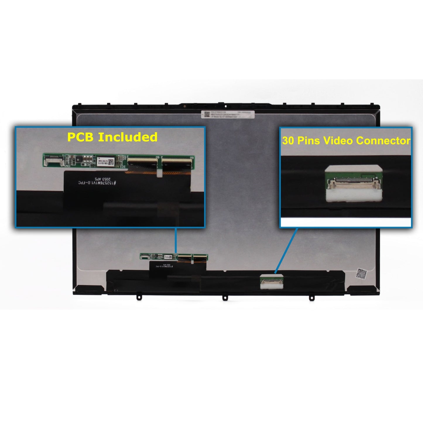 Lenovo Yoga 7-14ITL5 14" FHD LCD Display Replacement Touch Screen Digitizer with Bezel