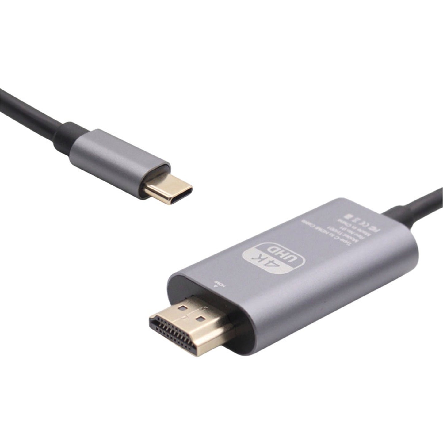 Replacement for USB C Type C to HDMI 2m 4K Braided USB Cable For MacBook iPhone 15 Samsung S24