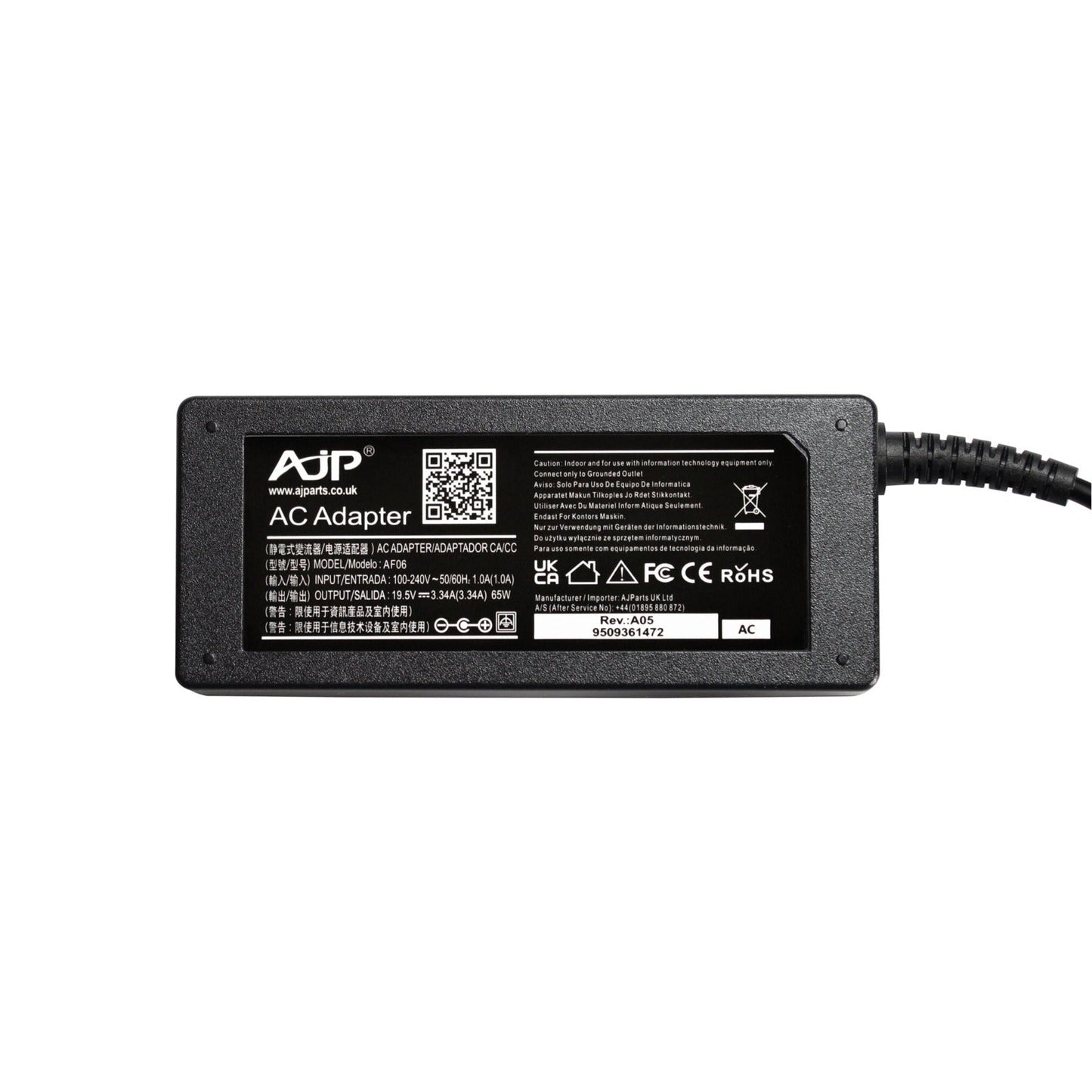 Dell Latitude 11 3150 65W 7.4MM x 5.0MM (Round Pin) AJP Laptop Replacement Adapter