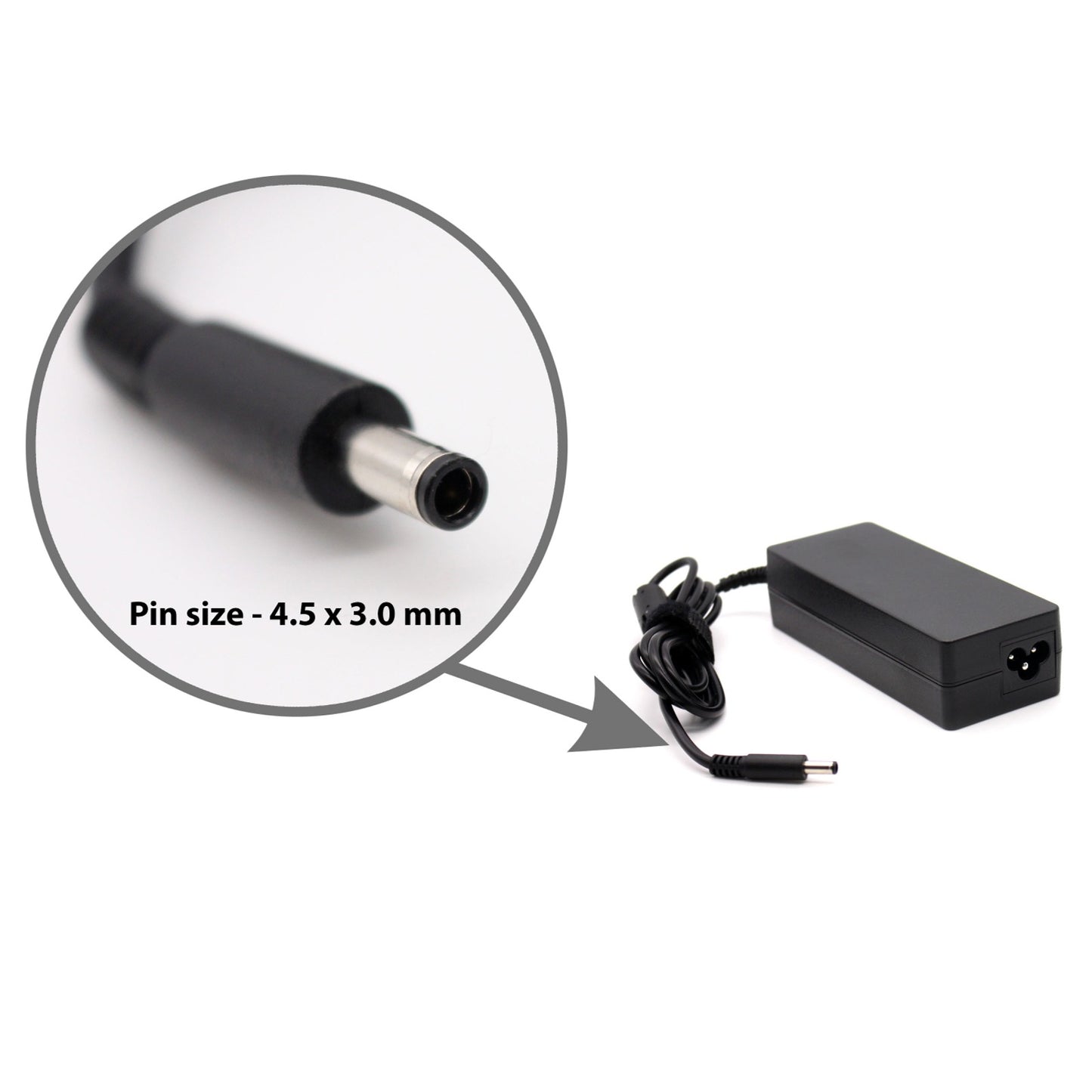 Dell 19.5V 4.62A 90W 4.5MM x 3.0MM AC AJP Laptop Replacement Adapter