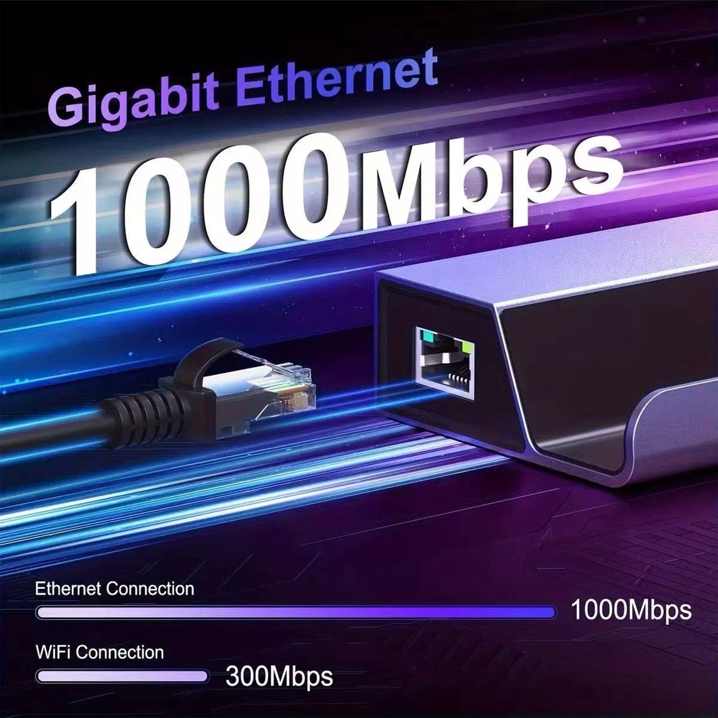 6-in-1 Docking Station for Steam Deck & ROG Ally – USB-C Hub with 4K HDMI, 100W PD, 3 USB 3.0 Ports & Gigabit Ethernet