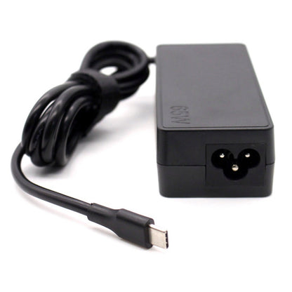 5V/3A, 9V/3A, 15V/3A 20V/3.25A 65W Type-C Black AJP Replacement Laptop AC Adapter