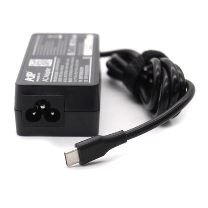 5V/3A, 9V/3A, 15V/3A 20V/3.25A 65W Type-C Black AJP Replacement Laptop AC Adapter
