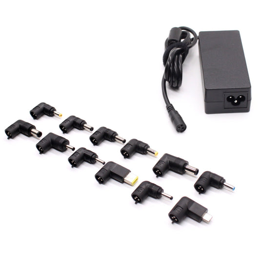 65W Universal Compatible Adapter Charger with 12 Interchangeable Connector pins For Laptop