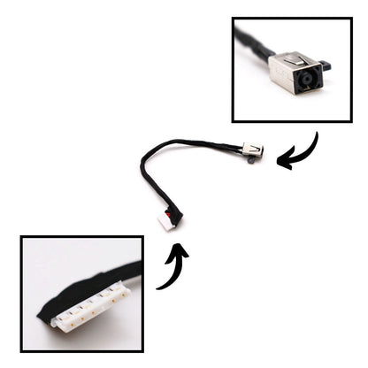 Dell Inspiron 04VP7C 4VP7CDC Socket Connector Cable Laptop DC Socket - AJParts Canada