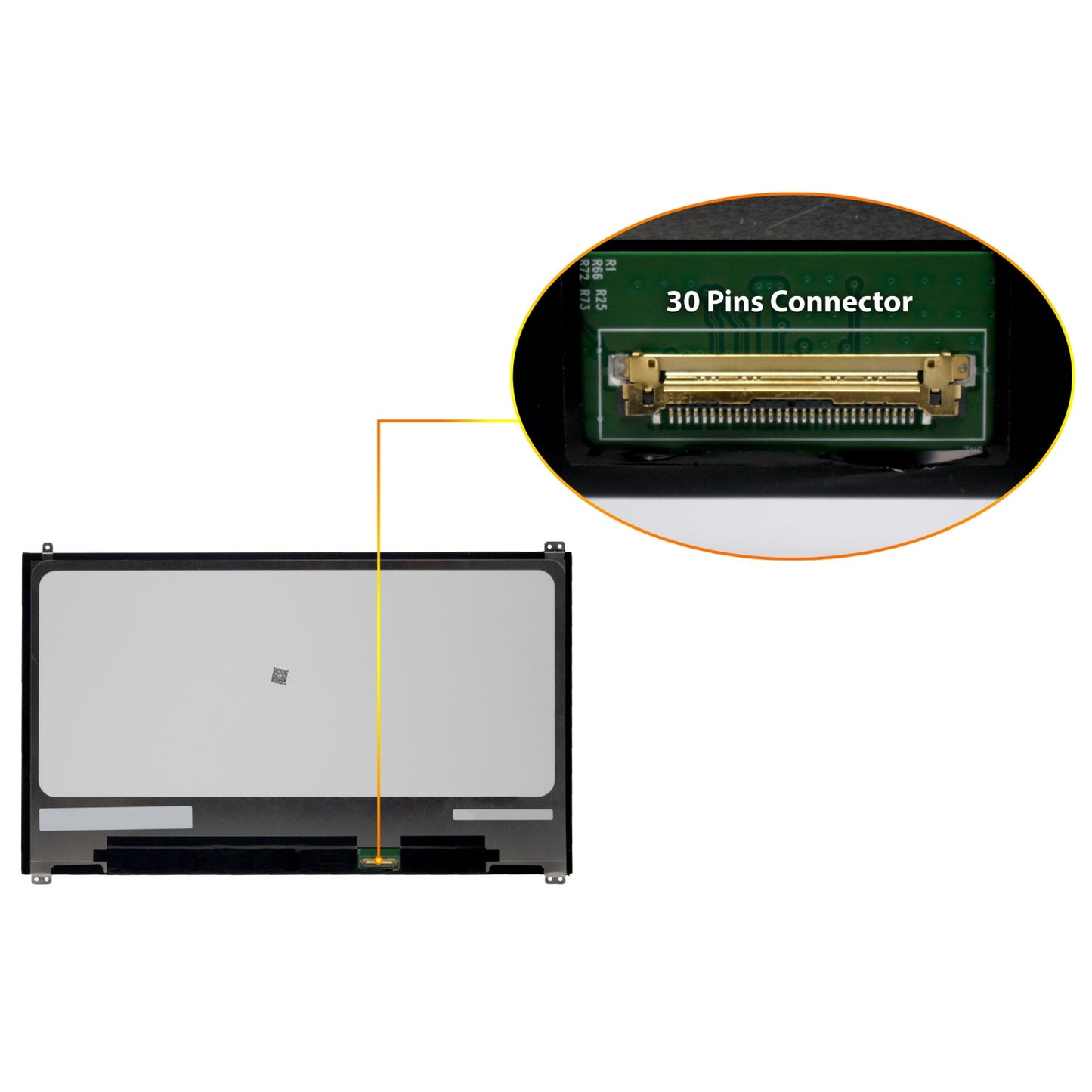 N140BGE-E53 14.0" HD LED LCD Panel 30Pin Laptop Replacement Screen