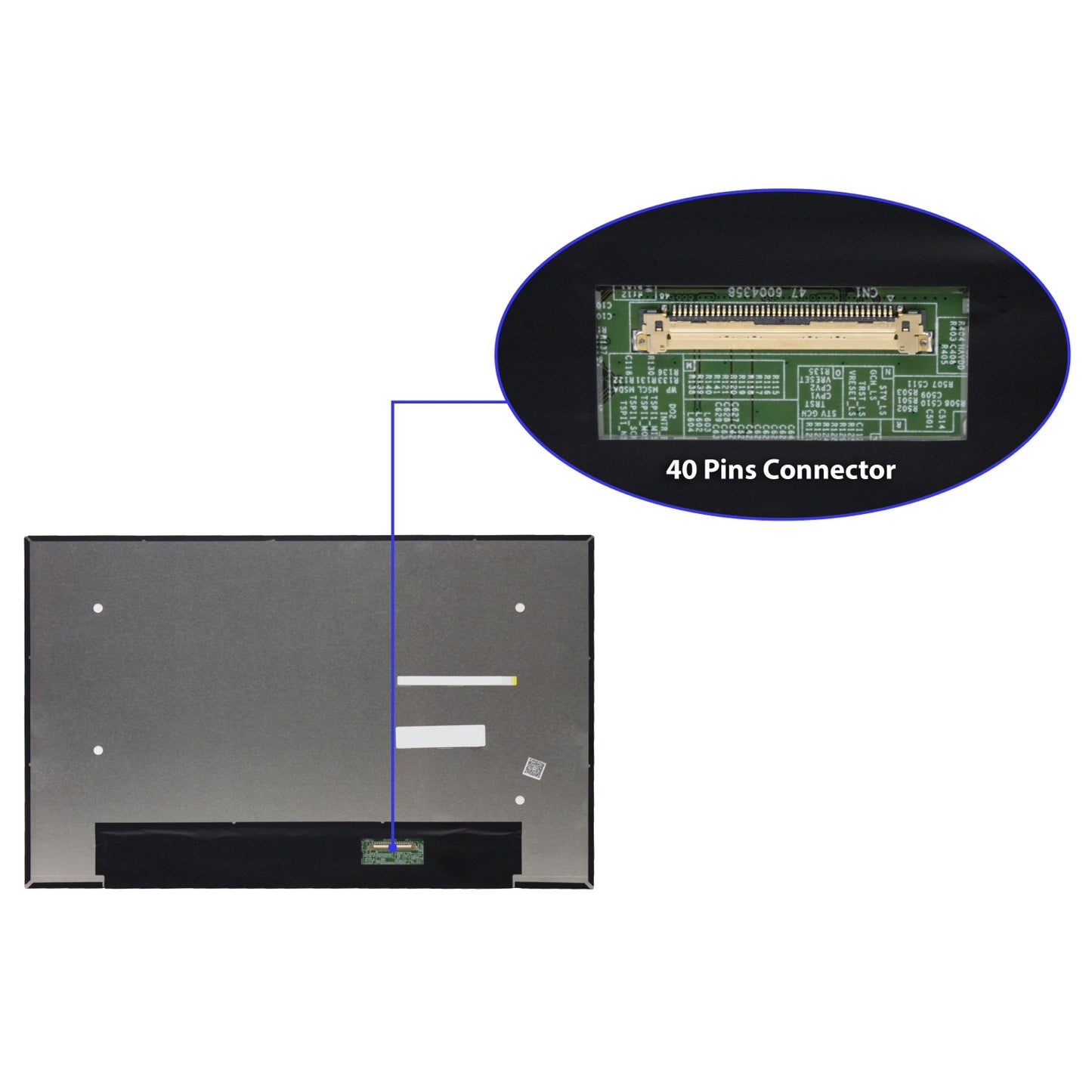 NV140WUM-T01, V8.0 14.0" Matte LED LCD WUXGA IPS 40Pin Laptop Replacement Screen