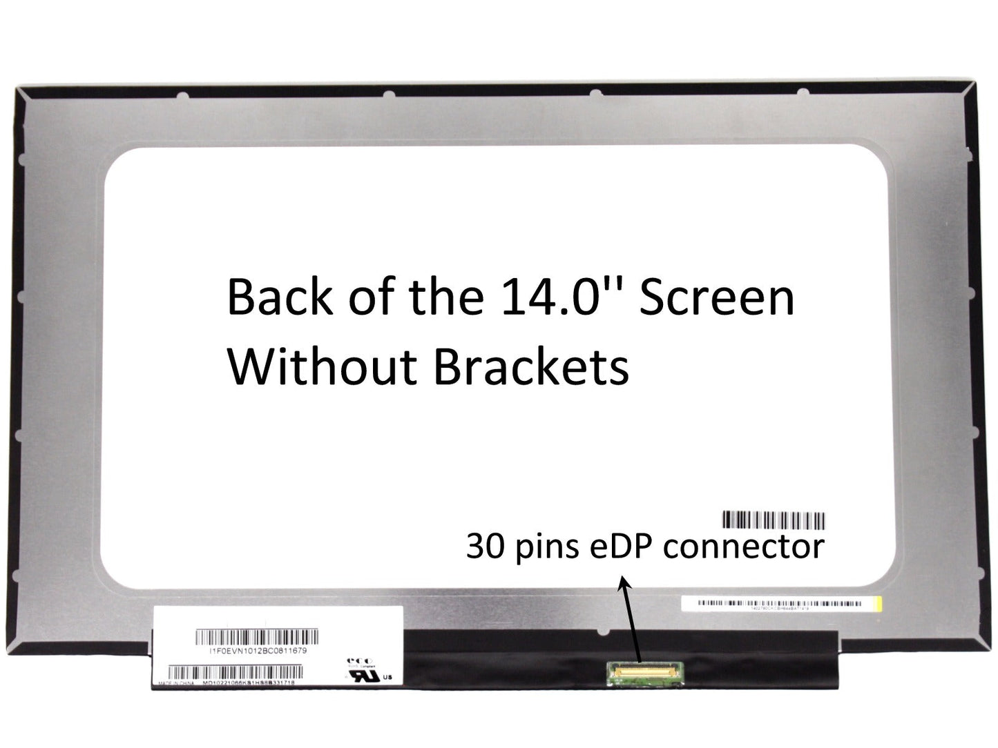 NT140WHM-NS0 14.0" Without Bracket Connector Laptop Screen - AJParts Canada