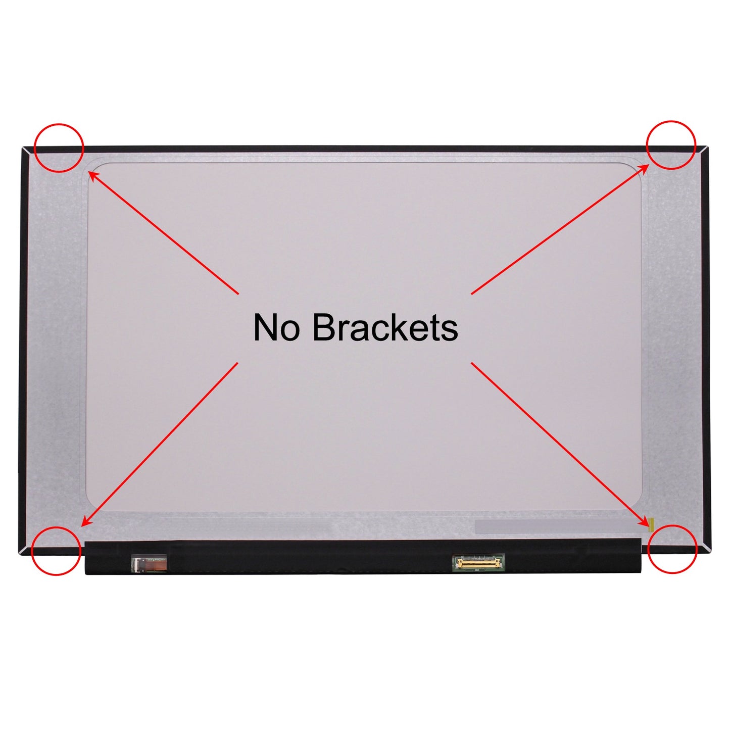 HP 15S-FQ2002NV 15.6" (No Brackets) Non-IPS Laptop Screens - AJParts Canada
