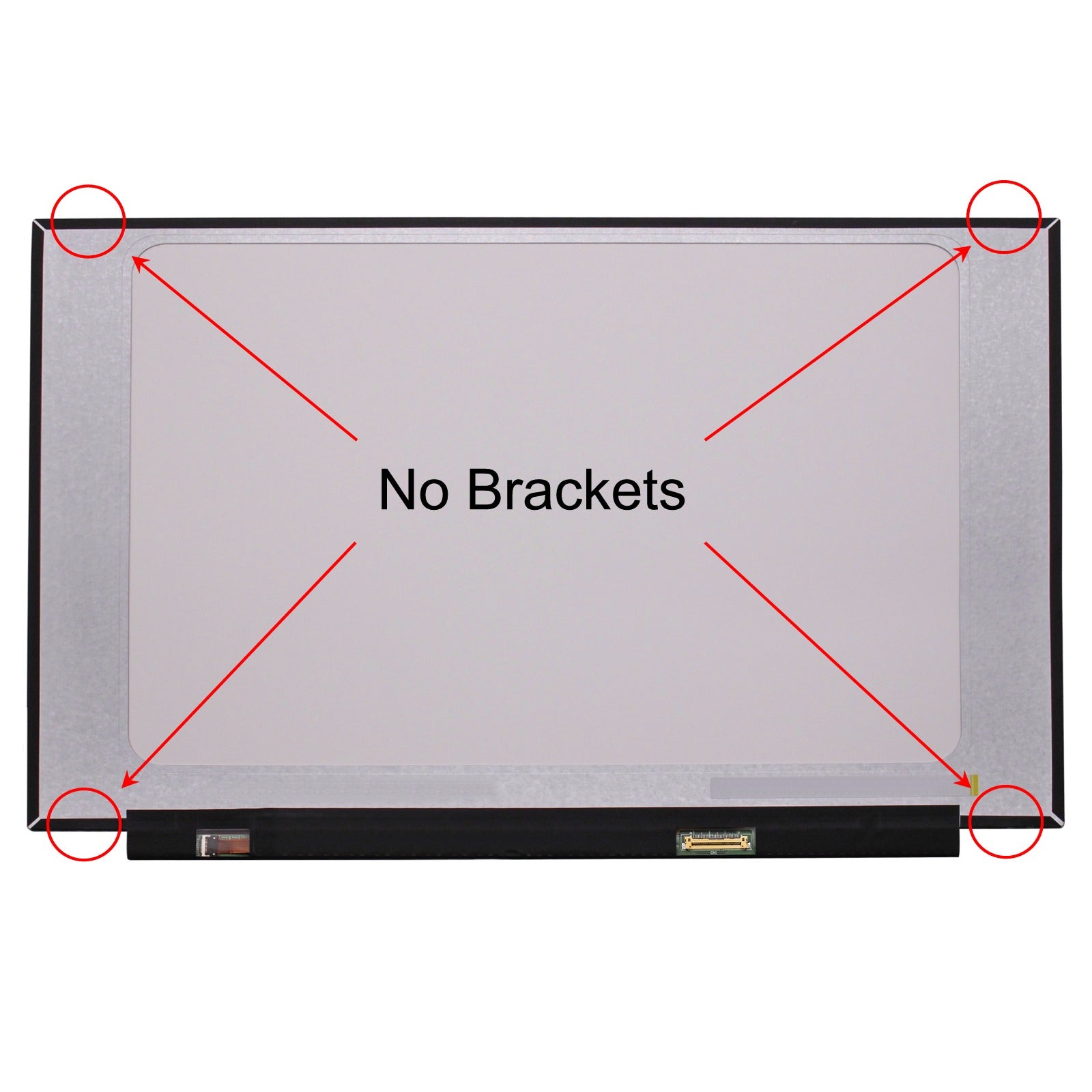HP 15S-FQ2002NV 15.6" (No Brackets) Non-IPS Laptop Screens - AJParts Canada