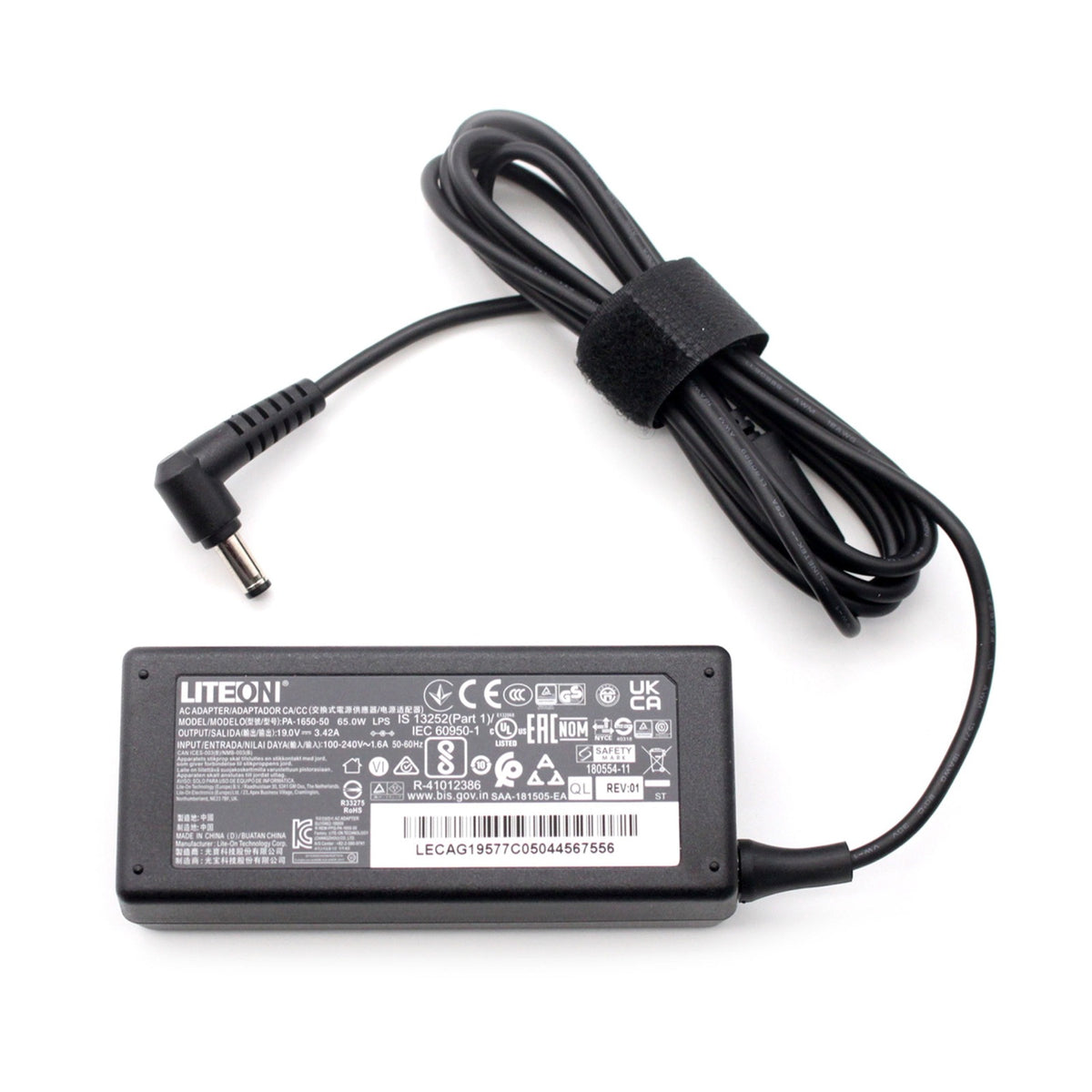 New LITEON 65W 19V 3.42A 5.5mm x 2.5mm Barrel Tip Laptop AC Adapter Charger