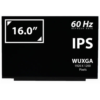 NV160WUM-NH0 16" IPS WUXGA Laptop Screen - AJParts Canada