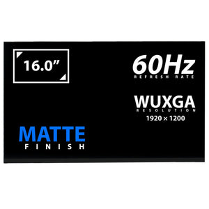 NV160WUM-N4E V8.0 16.0" Matte Laptop Screen - AJParts Canada